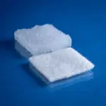 针刺无纺布 7002 190gsm 超强吸水性梳棉针刺无纺布，蓝底显示