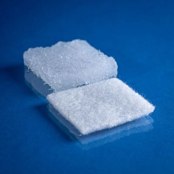 针刺无纺布 7002 190gsm 超强吸水性梳棉针刺无纺布，蓝底显示
